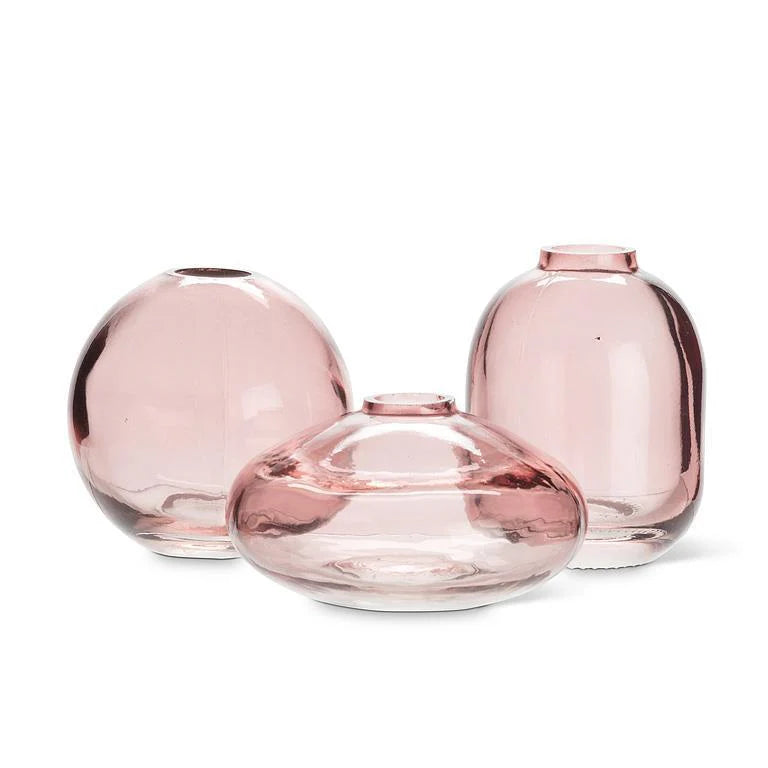 Abbott Collection Small Bud Vase Pink - Glass
