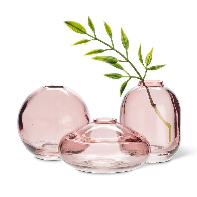 Abbott Collection Small Bud Vase Pink - Glass
