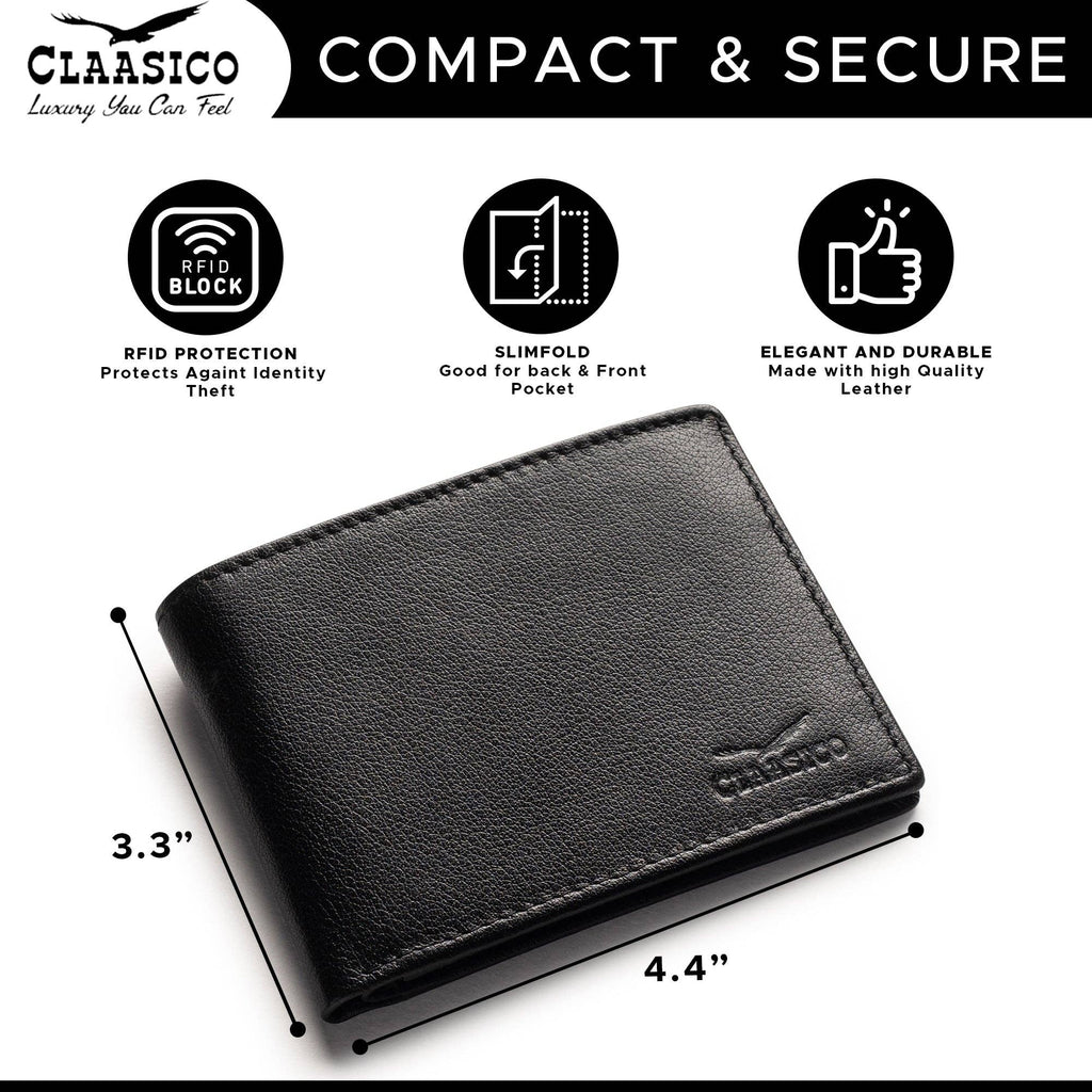 Slimfold Bifold Leather wallet for men