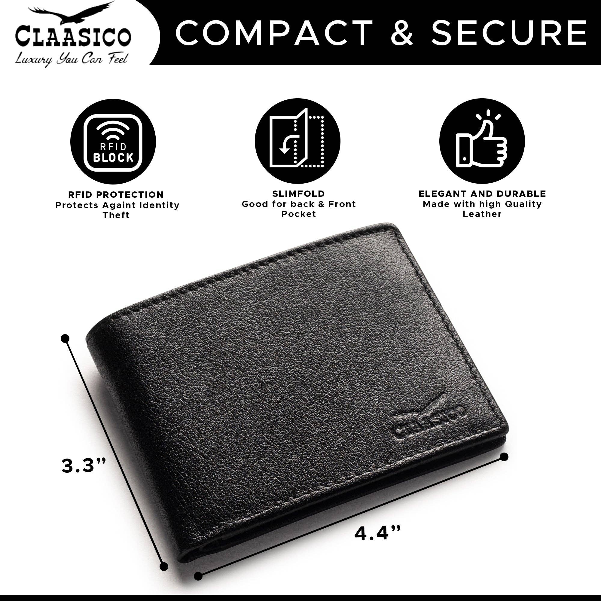Slimfold Bifold Leather wallet for men