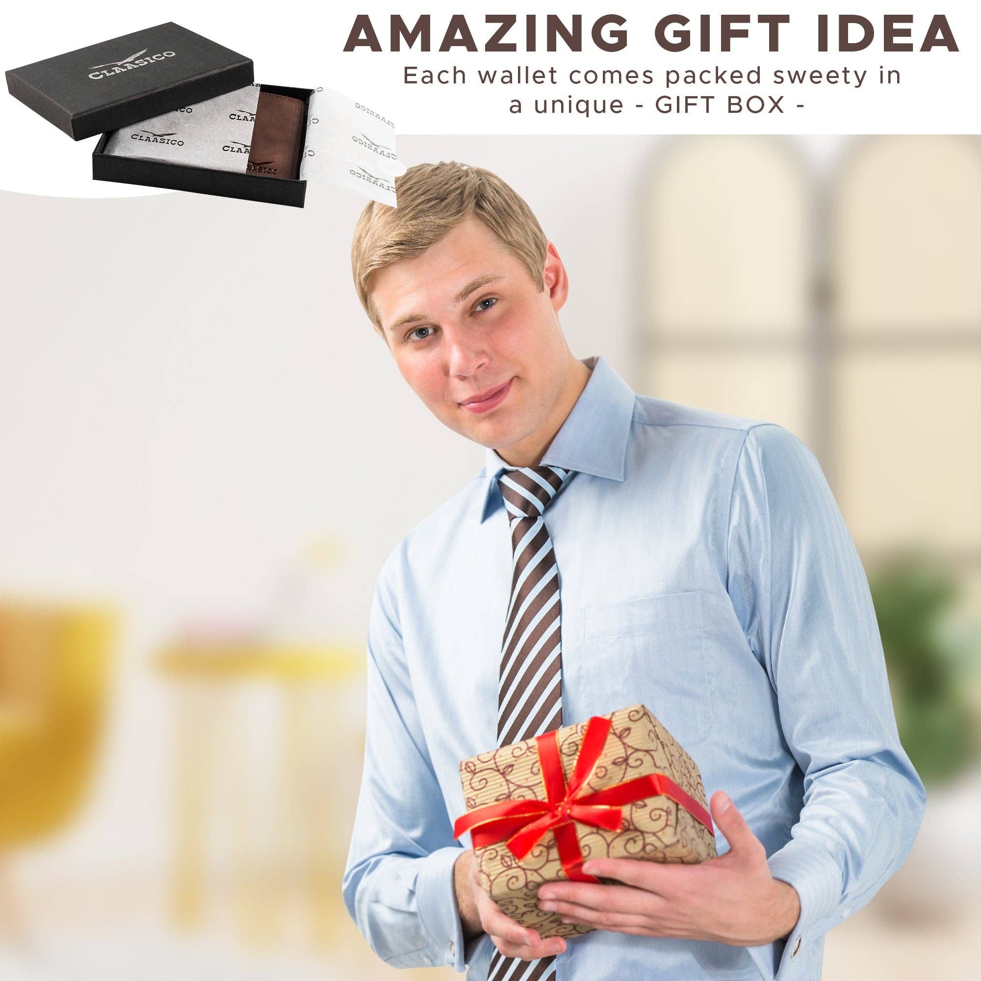 Slimfold Bifold Leather wallet for men