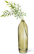 Abbott Collection Tall Bud Vase Moss Green - Glass (7.5" H)