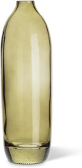 Abbott Collection Tall Bud Vase Moss Green - Glass (7.5" H)