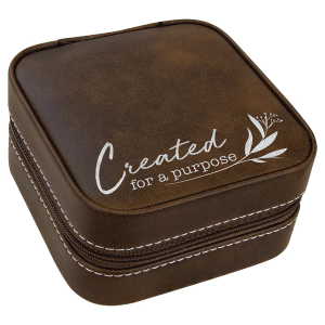 Personalized Leatherette Jewelry box