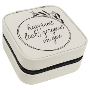 Personalized Leatherette Jewelry box