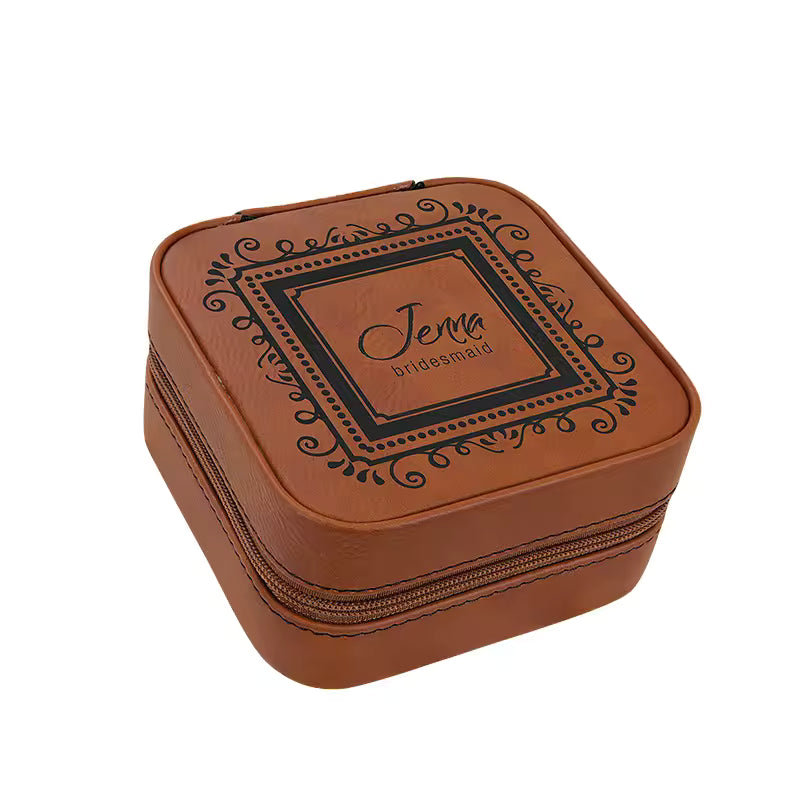 Personalized Leatherette Jewelry box