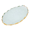 Gold Edge Oval Serving Platter, 10''