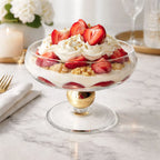 Dessert Dishes on Pedestal 4pk - Gold