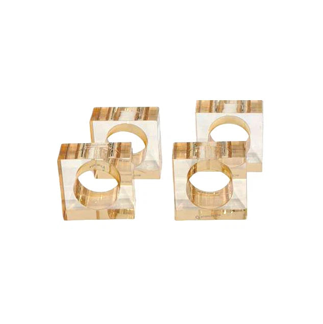 Napkin Rings Dye Colored Design