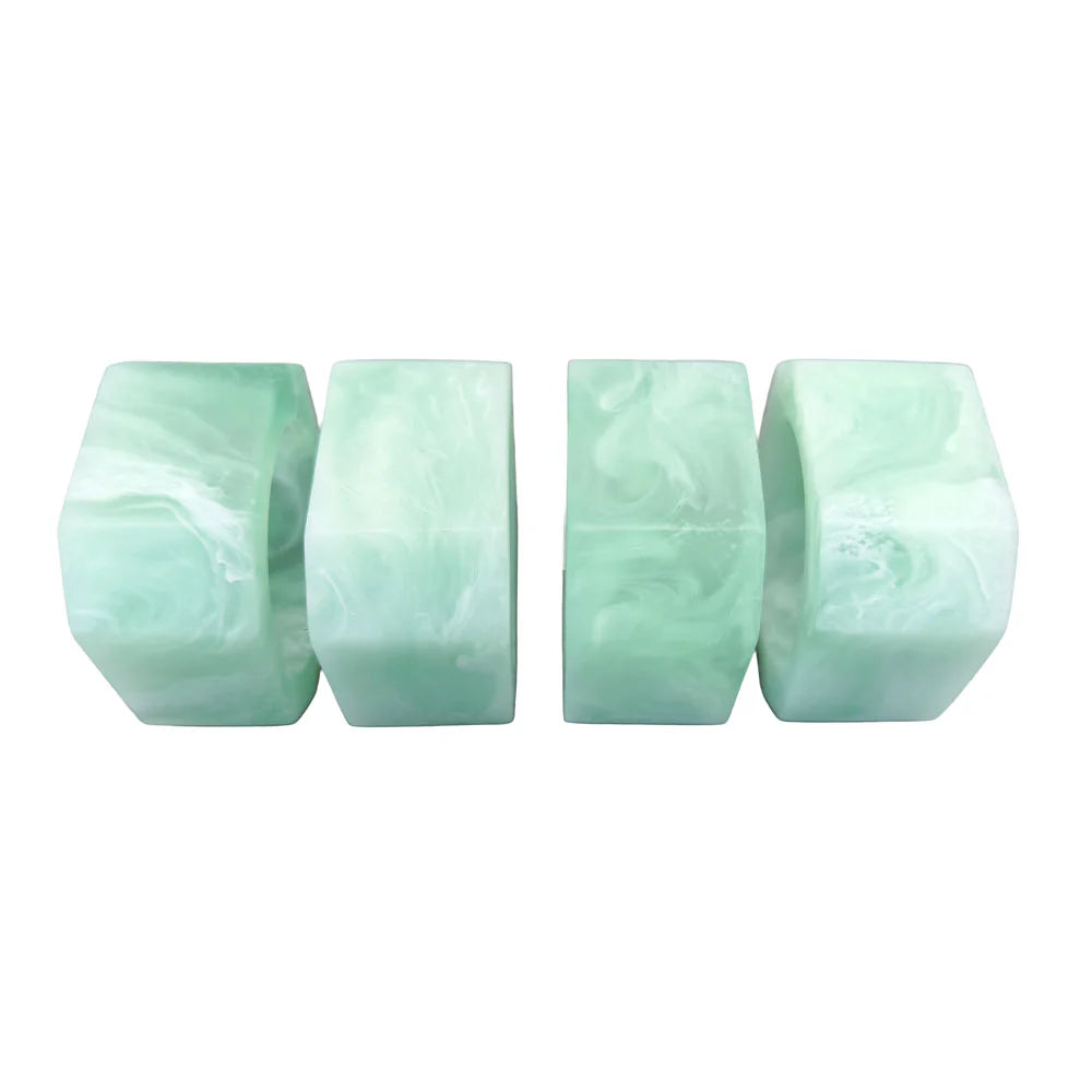 Resin Swirl Napkin Rings