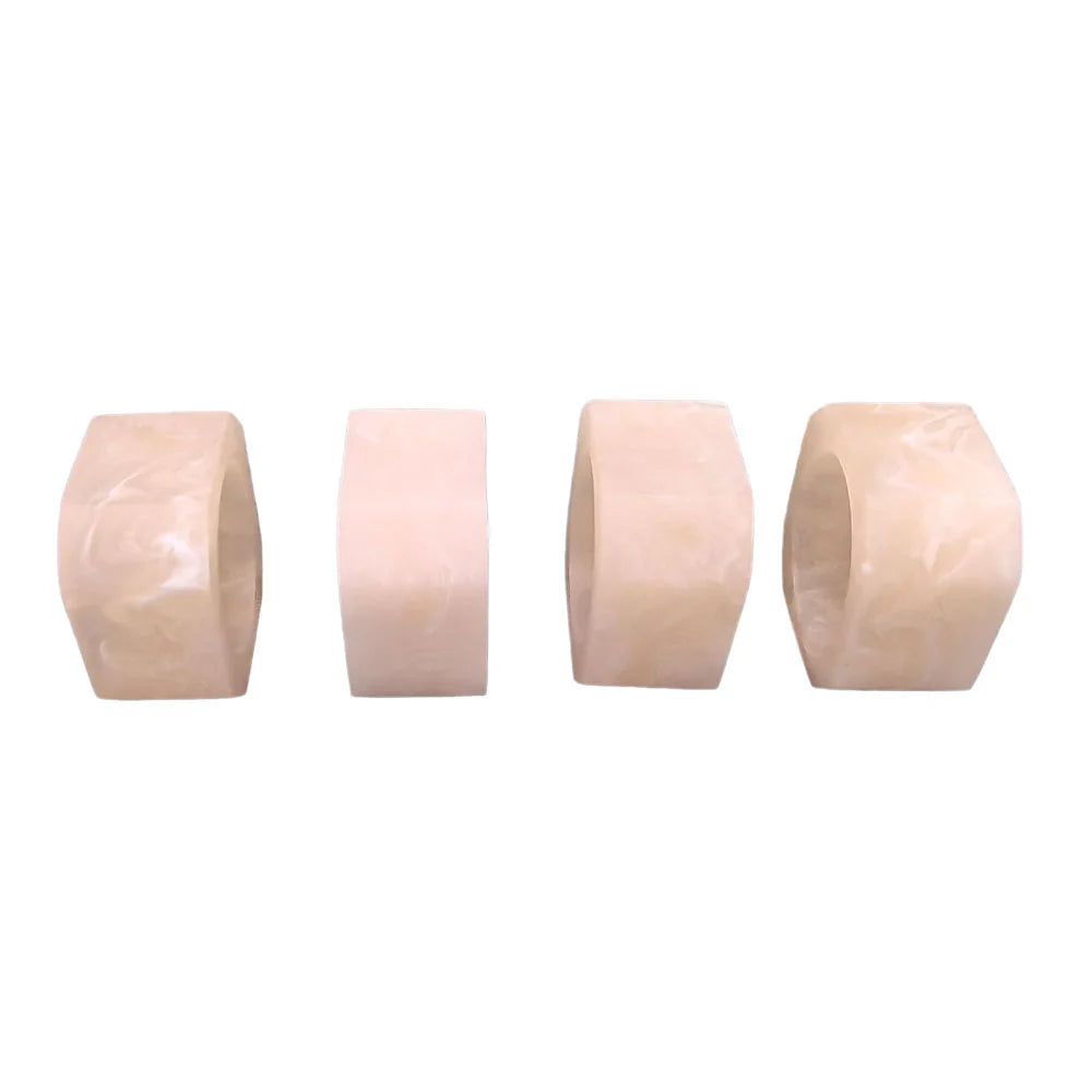 Resin Swirl Napkin Rings
