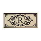 Monogrammed Door Mat Insert, 22" x 10"