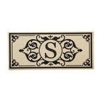 Monogrammed Door Mat Insert, 22" x 10"