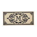 Monogrammed Door Mat Insert, 22" x 10"