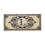 Monogrammed Door Mat Insert, 22" x 10"