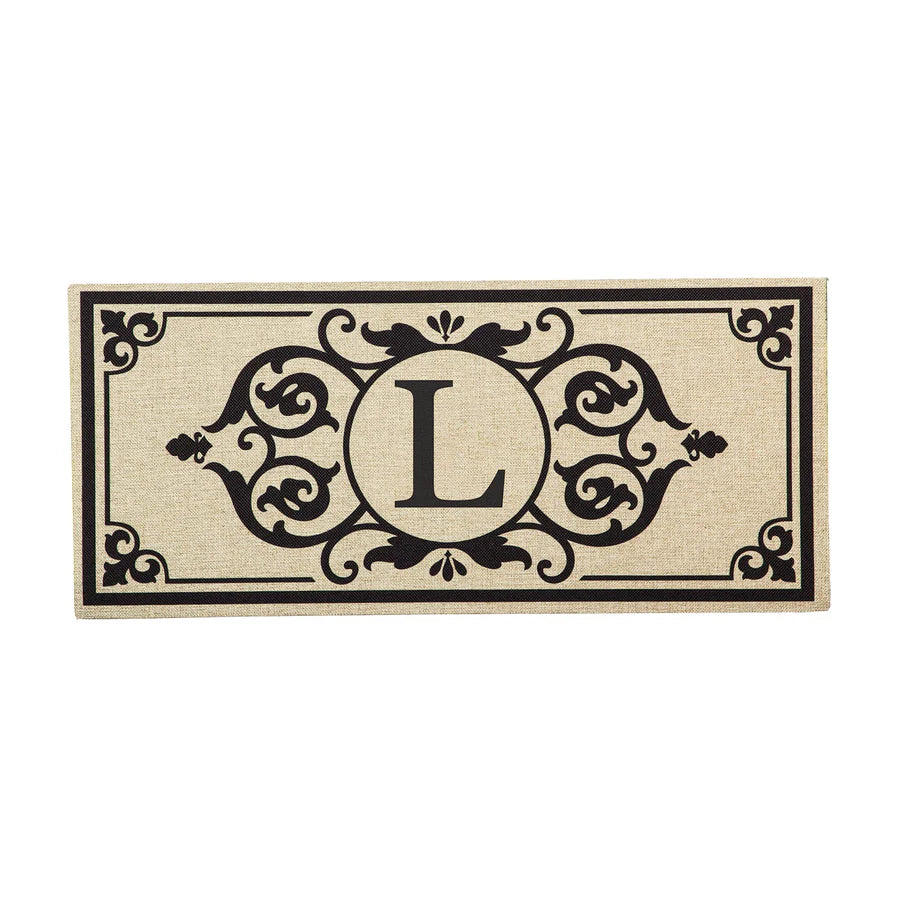 Monogrammed Door Mat Insert, 22" x 10"