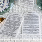Lucite Birchas Hamazon Cards 8pk - Pearl