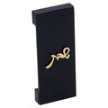 Lucite Magnetic Light Switch Covers - Small - Black-Gold