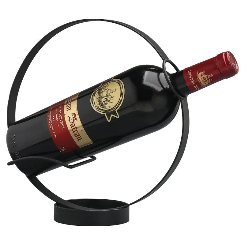 Metal Wine Holder – Elegant Tabletop Wine Stand