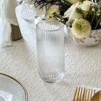 Luxe Ribbed Highball Glasses 6pk