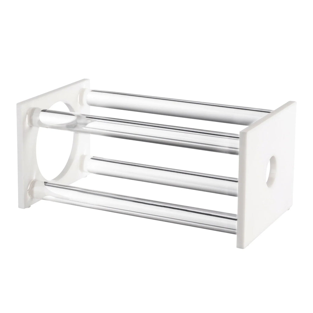 Waterdale Dowel Wine Stand white / clear