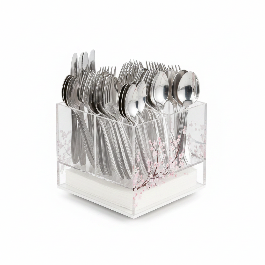 Cherry Blossom Caddy - Professional White Background