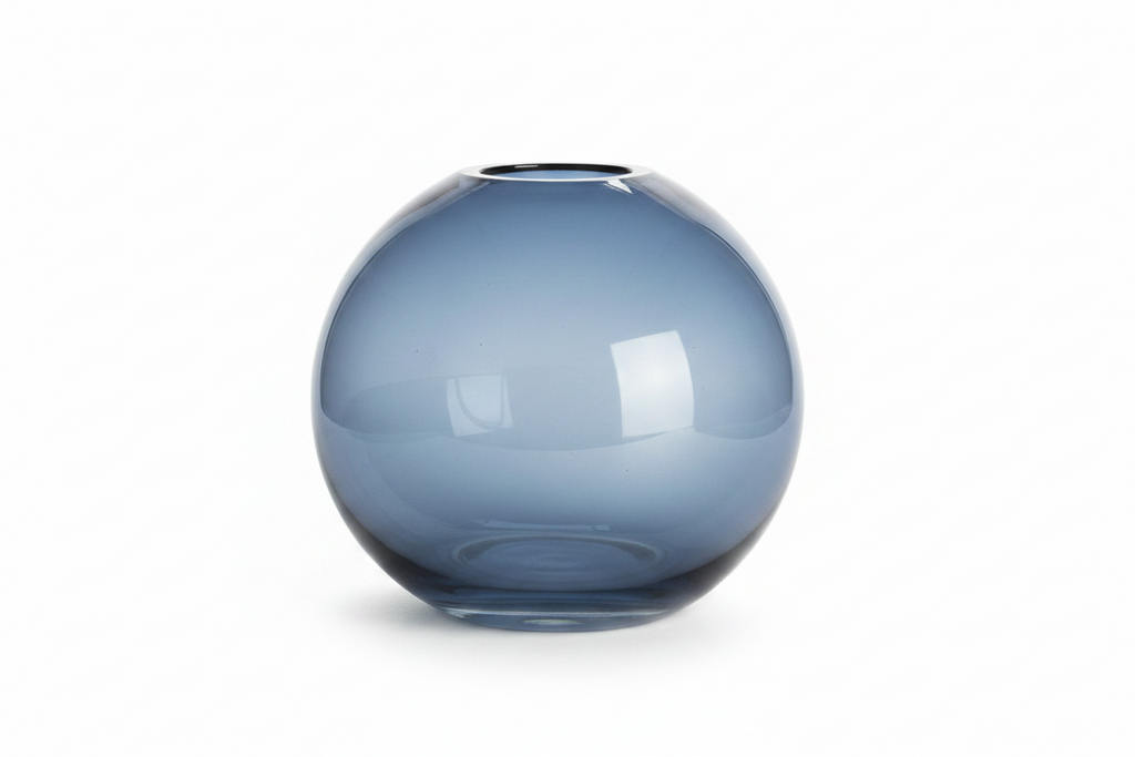 Abbott Collection Small Bud Vase Dark Blue - Glass