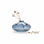 Abbott Collection Small Bud Vase Dark Blue - Glass