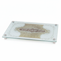 Glass Challah Board with Legs