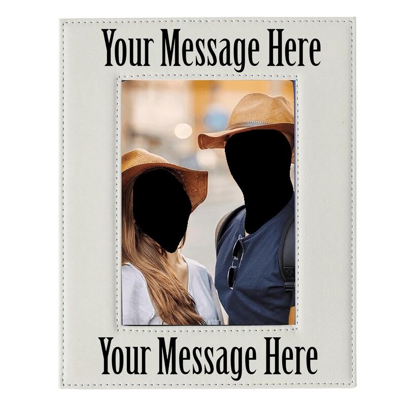 Personalized Leatherette Frame, 4''x6''