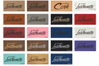 Leatherette color swatches