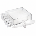 Lucite Napkin Holder Set - Clean Listing