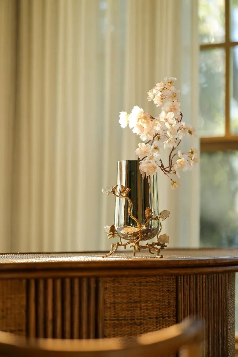 Michael Aram Butterfly Ginkgo Gold Vase