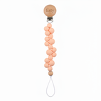 Peach Pacifier Clip - Esty Engraved