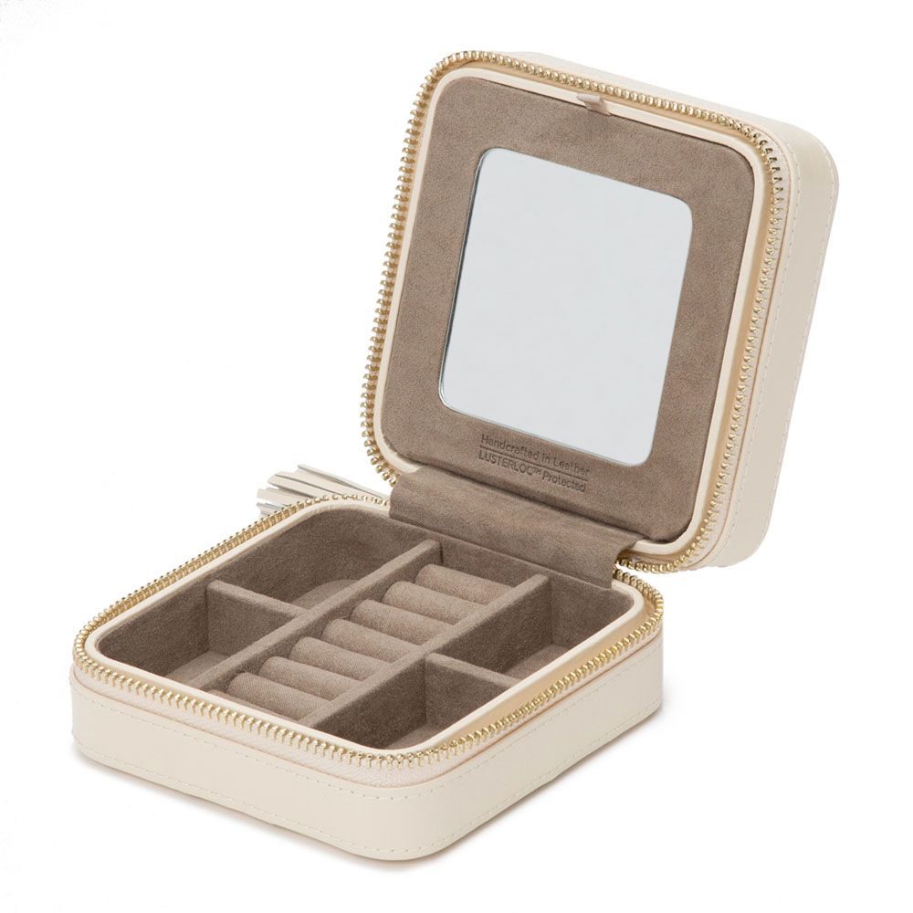 Wolf Caroline Zip Travel Jewelry Case