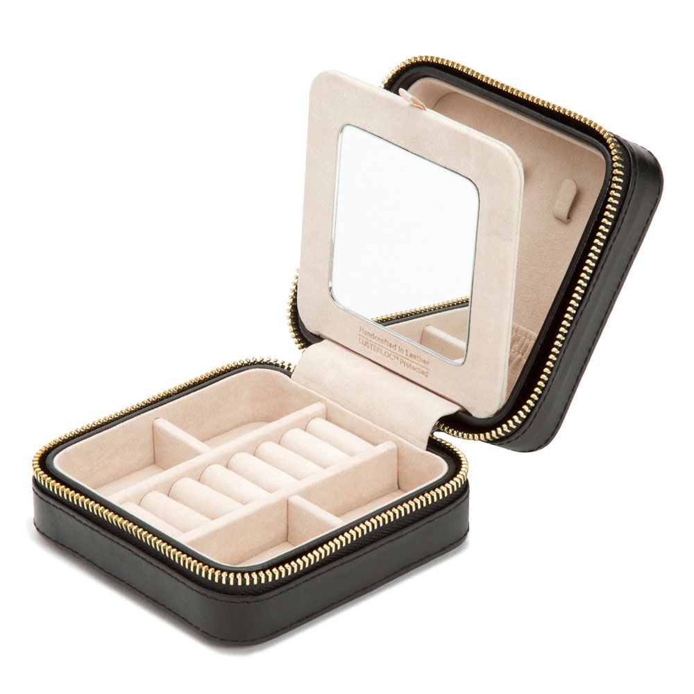 Wolf Caroline Zip Travel Jewelry Case