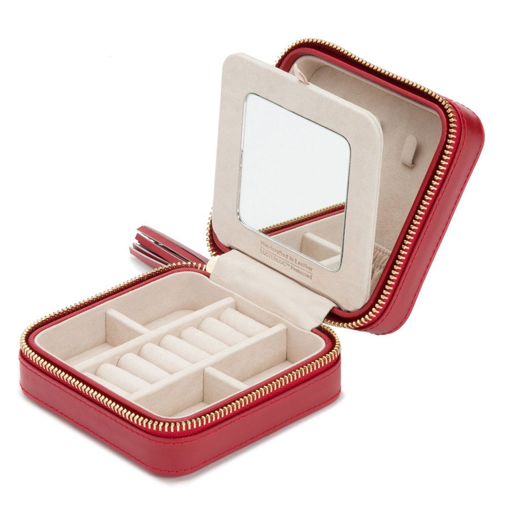 Wolf Caroline Zip Travel Jewelry Case