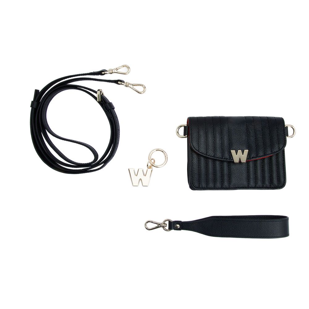 Wolf Mimi Mini Bag with Wristlet & Lanyard