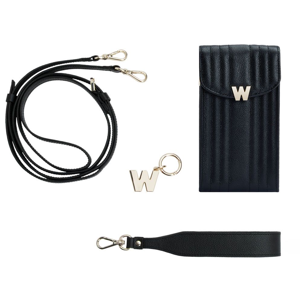 Wolf Mimi Phone Case with Wristlet & Lanyard