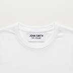T-Shirt with Name & Phone Stamped Inside