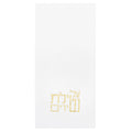 Netilas Yadayim Guest Towel, Gold