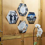 Waterdale Painted by Batya Hexagon Sukkah Decorations