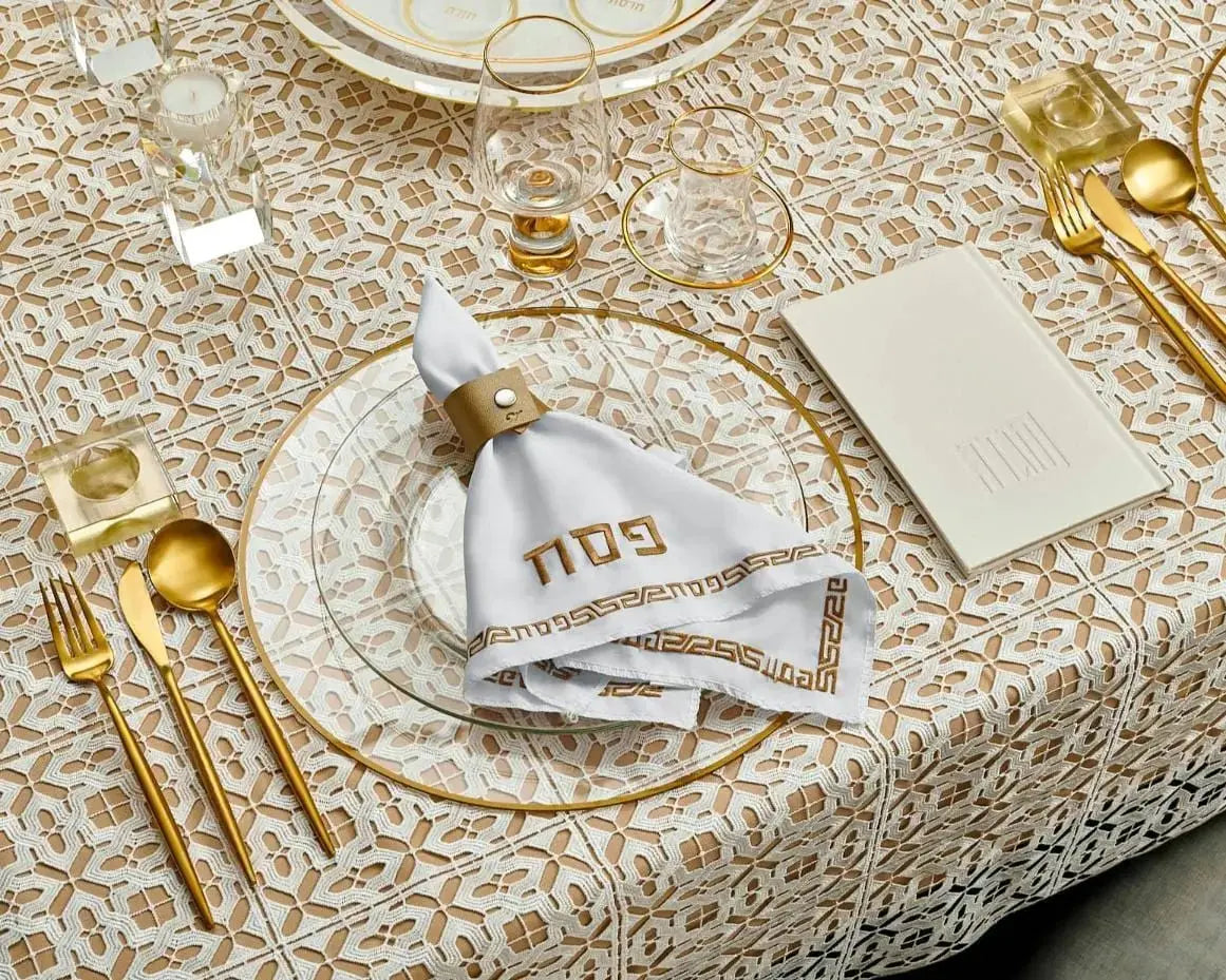 Pesach PU Leather Napkin Wraps